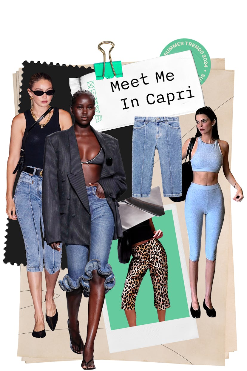 summer 2024 capri pants fashion trend