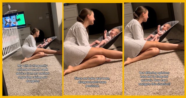 A dad on TikTok is wondering if he’s in the wrong for frequently seeking advice from his mom on how ...
