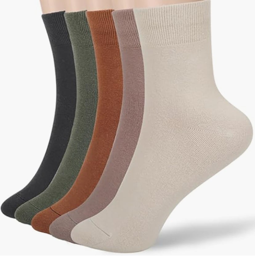 FGZ Thin Cotton Socks (5 Pairs)