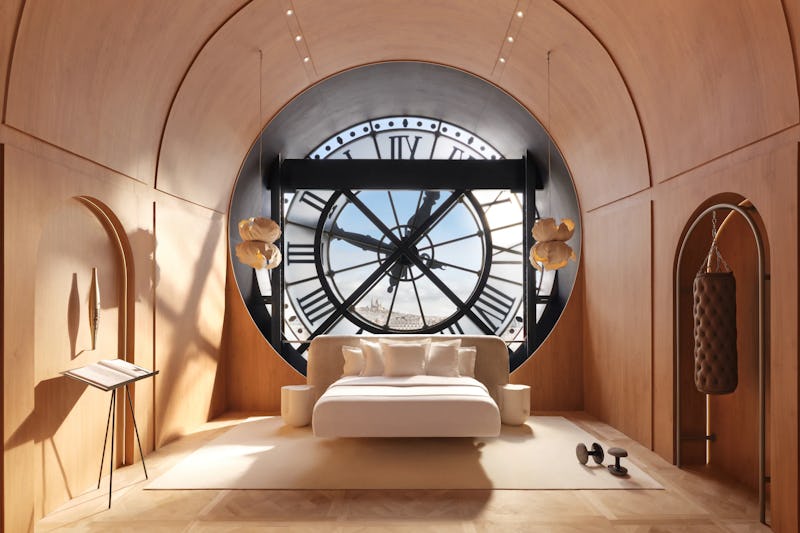 You can stay in the Paris museum with Airbnb.