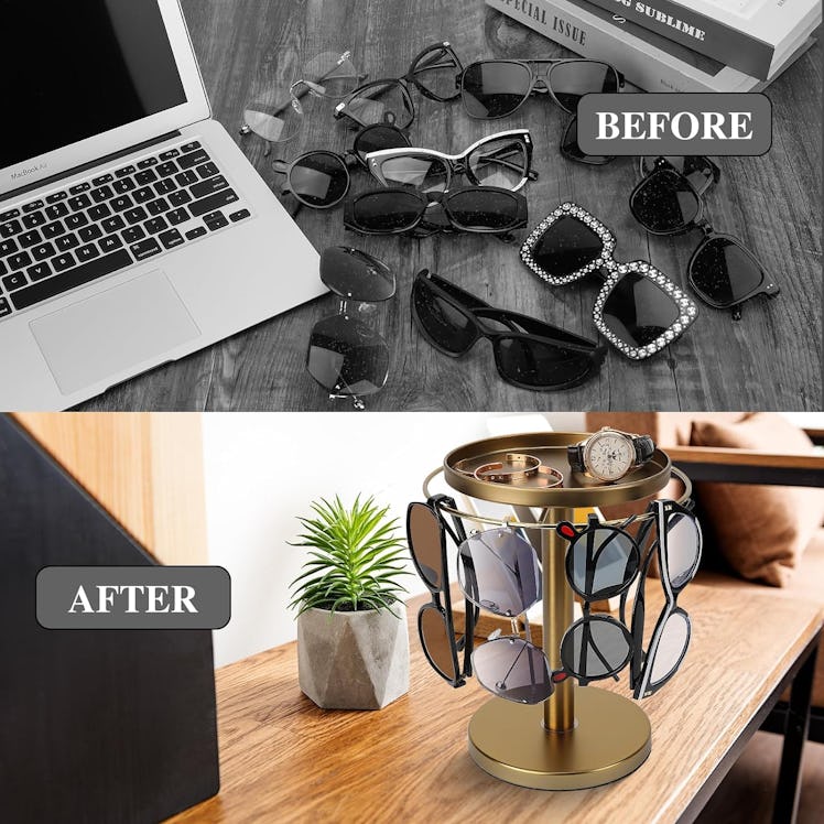 kondyfayo 360° Rotating Sunglass Organizer
