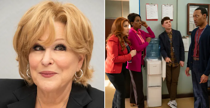 Bette Midler and the cast of 'Abbott Elementary.'