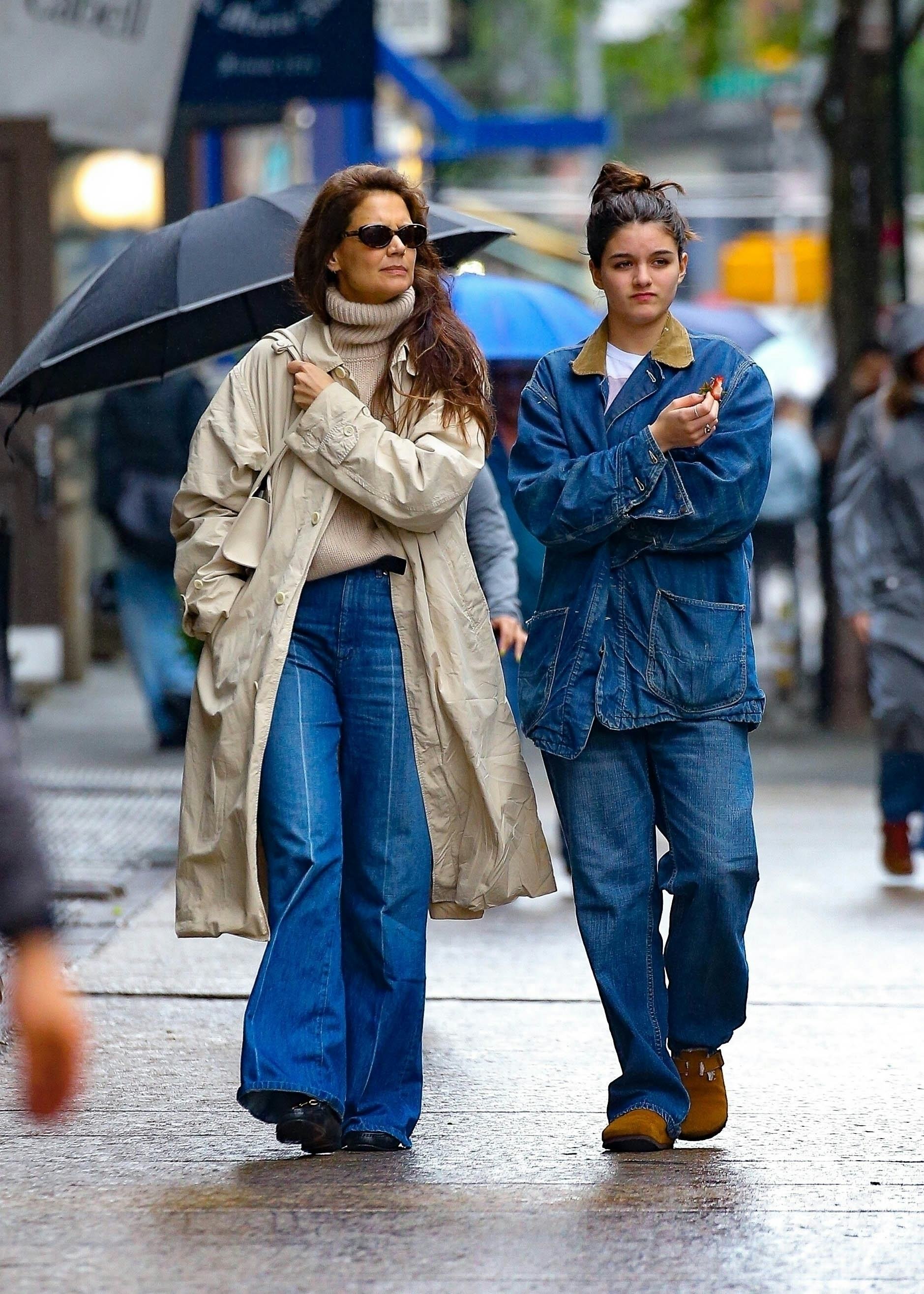 Katie Holmes and daughter Suri Cruise