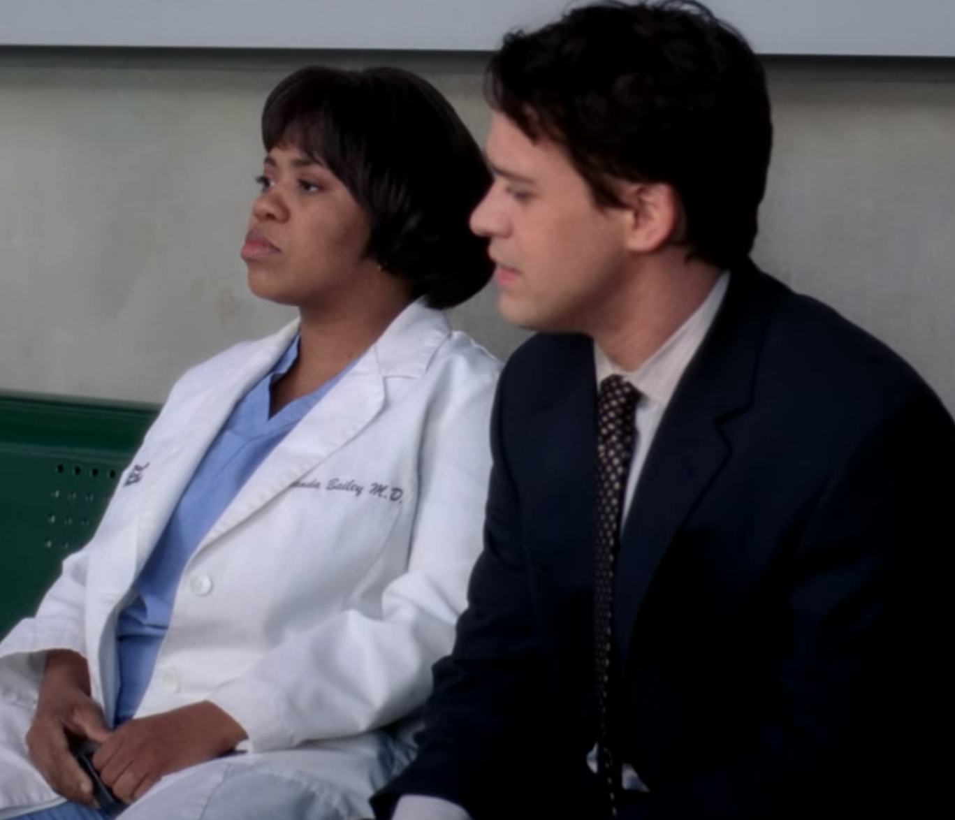 Bailey and George on &lsquo;Grey&rsquo;s Anatomy.&rsquo; Screenshot via Netflix