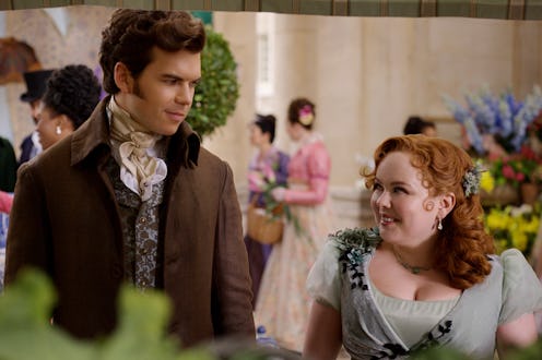 Colin and Penelope on 'Bridgerton.' Photo via Netflix