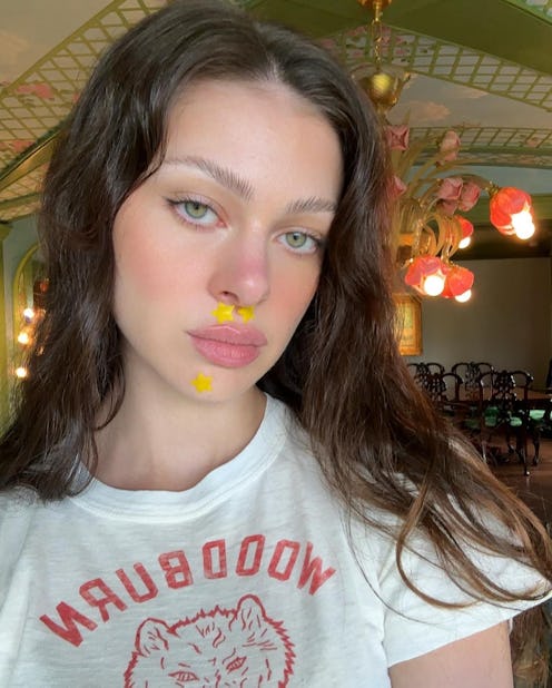 nicola peltz beckham pimple patches