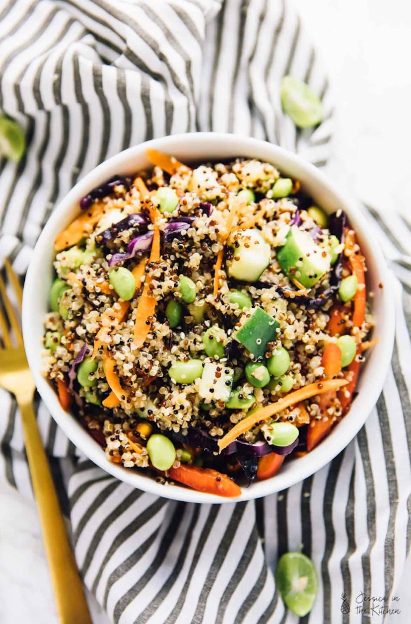 Quinoa salad is one of the best make-ahead cookout sides.