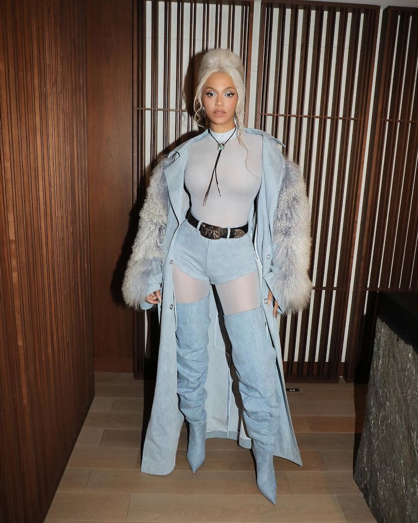 Beyoncé in a photo posted to Instagram, May 2, 2024.