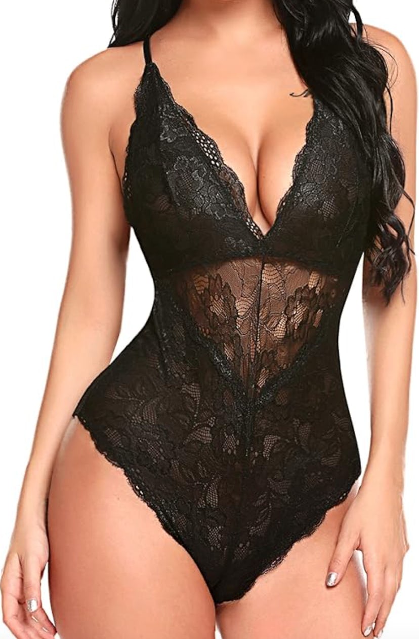 Avidlove Snap Crotch Lingerie Bodysuit