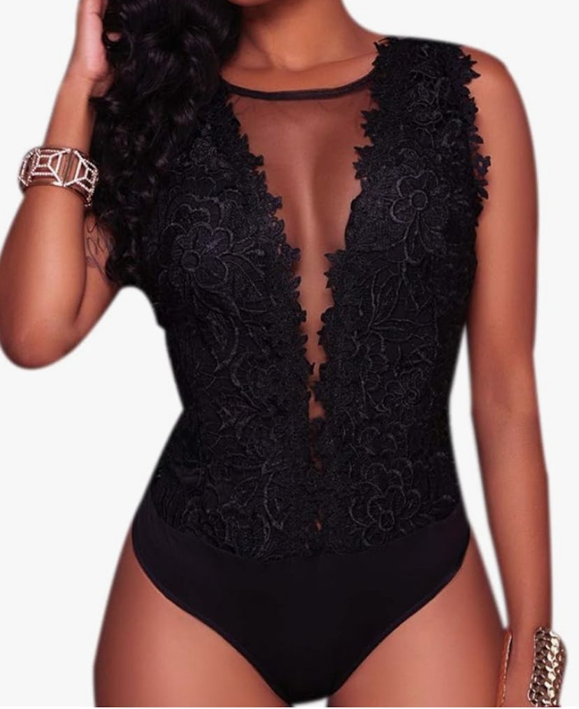 RARITYUS Sexy Lace Swimsuit Bodysuit