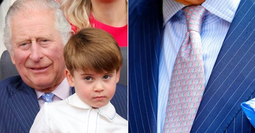 King Charles and his grandson Prince Louis