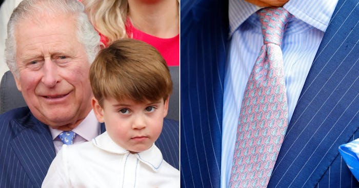 King Charles and his grandson Prince Louis
