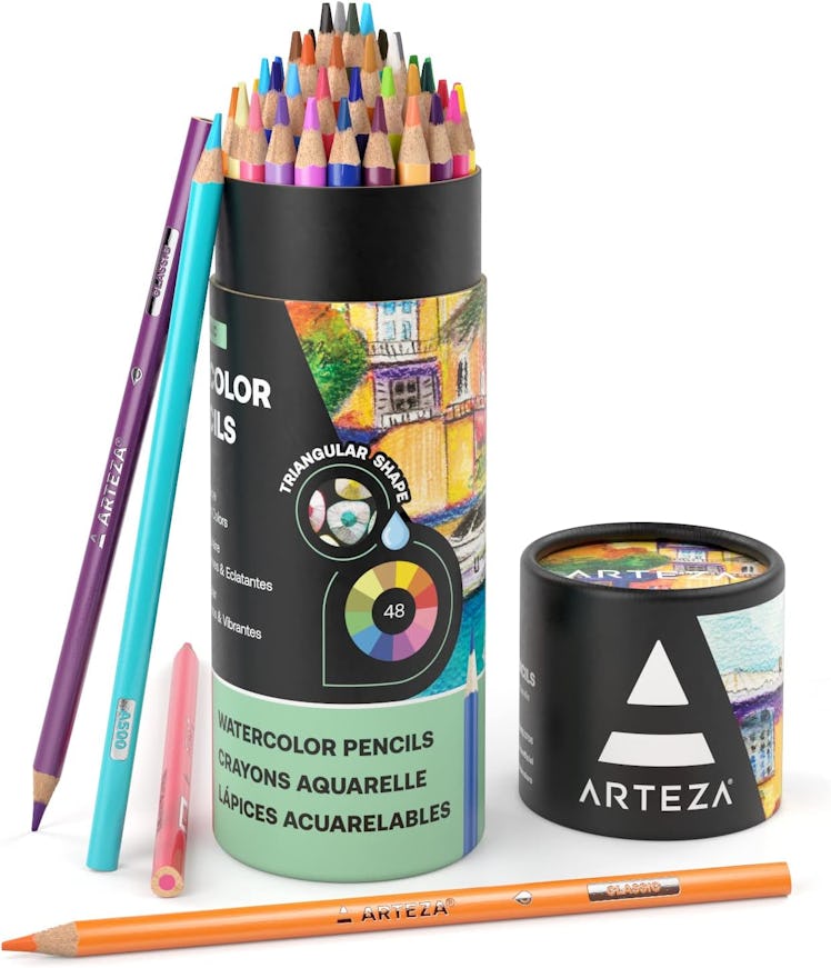 ARTEZA Watercolor Colored Pencils (48 Pieces)