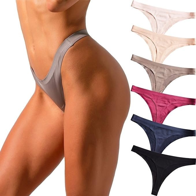 VISSAY Seamless Hipster Underwear (12-Pack)