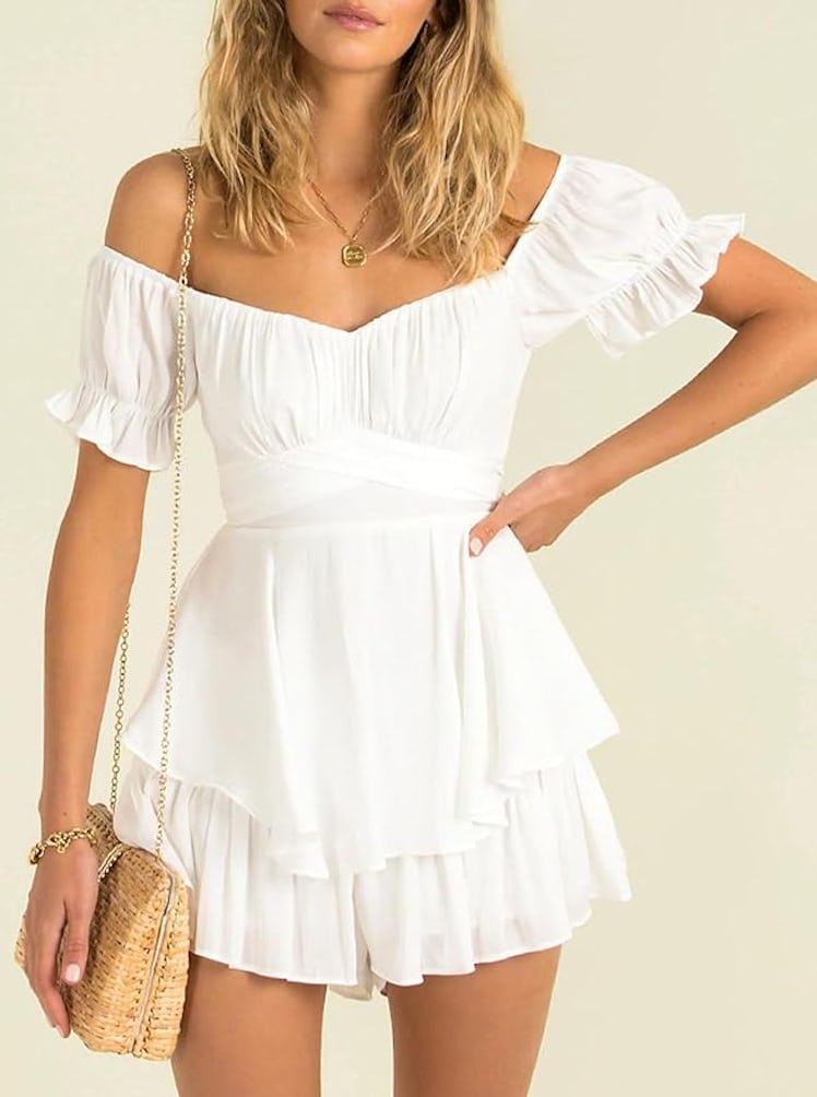 Fixmatti Off Shoulder Romper