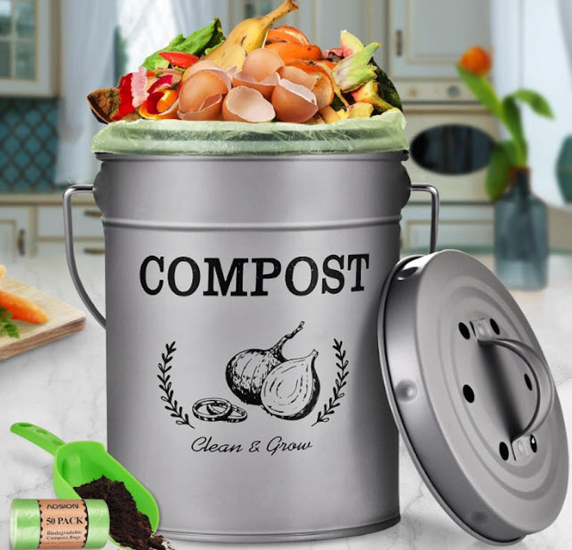 AOSION Kitchen Counter Compost Bin
