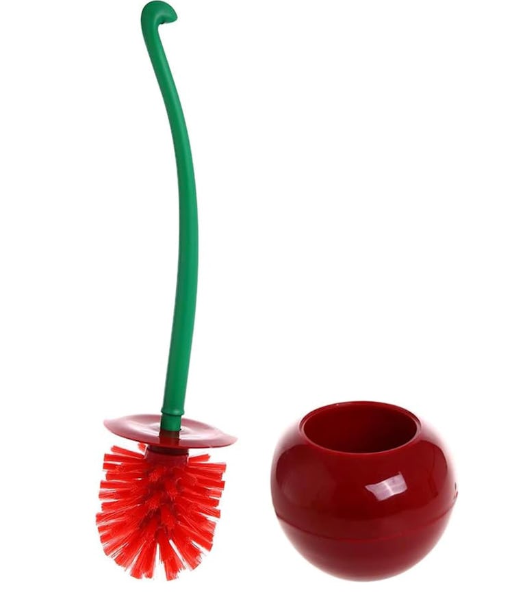 ADNIKIA Cherry Toilet Brush with Holder