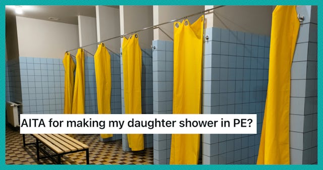 A mom on Reddit is asking if she was wrong for forcing her daughter to shower at school.