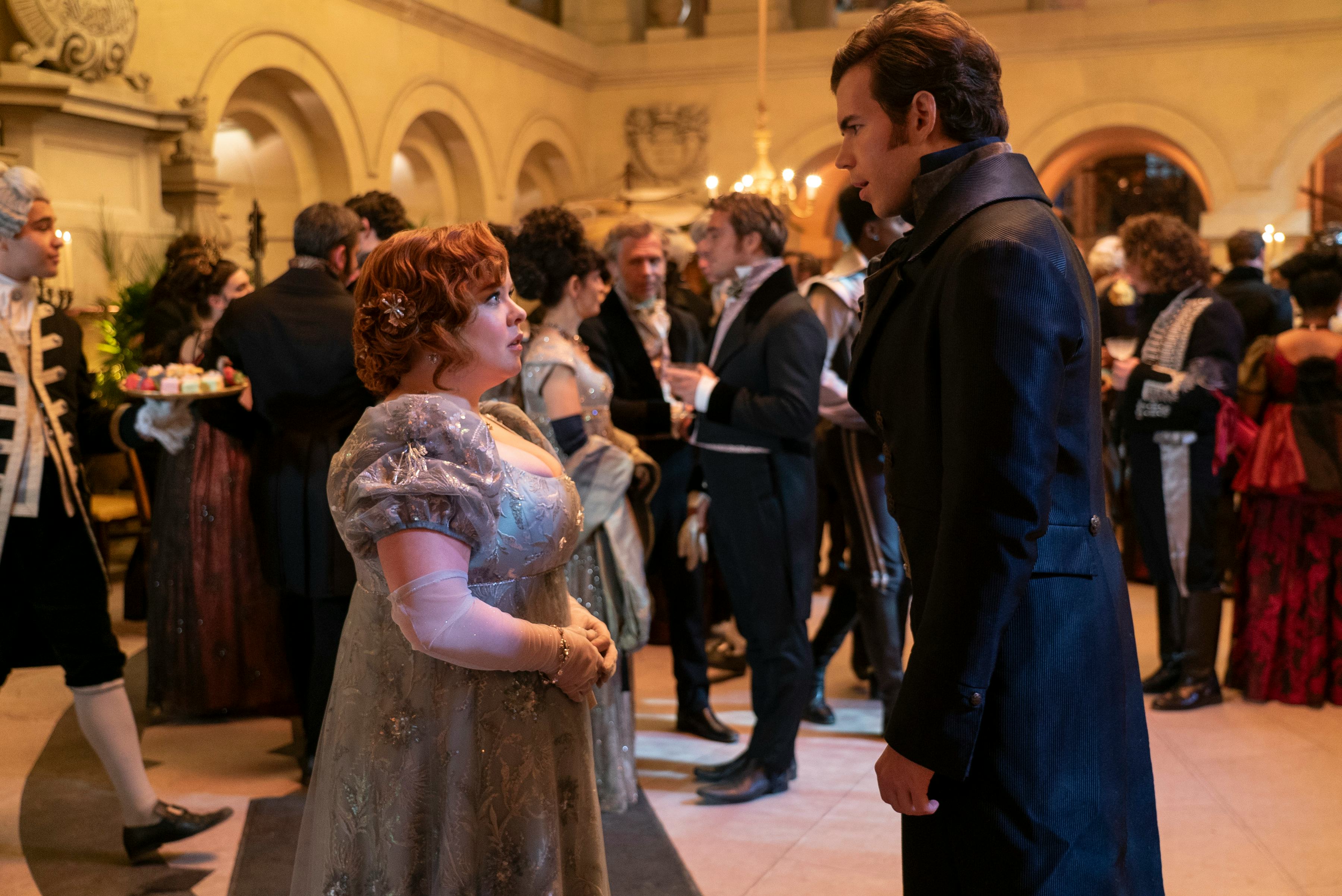 ‘Bridgerton’ Season 3: Luke Newton Improvised Penelope’s Dress Fix