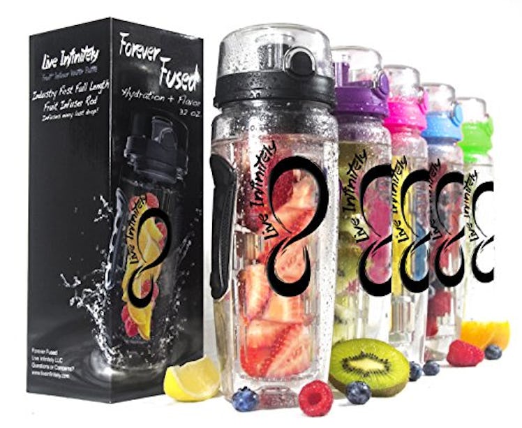 Live Infinitely Fruit Infuser Water Bottle
