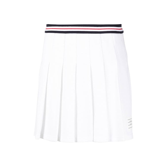 Pleated tennis skirt