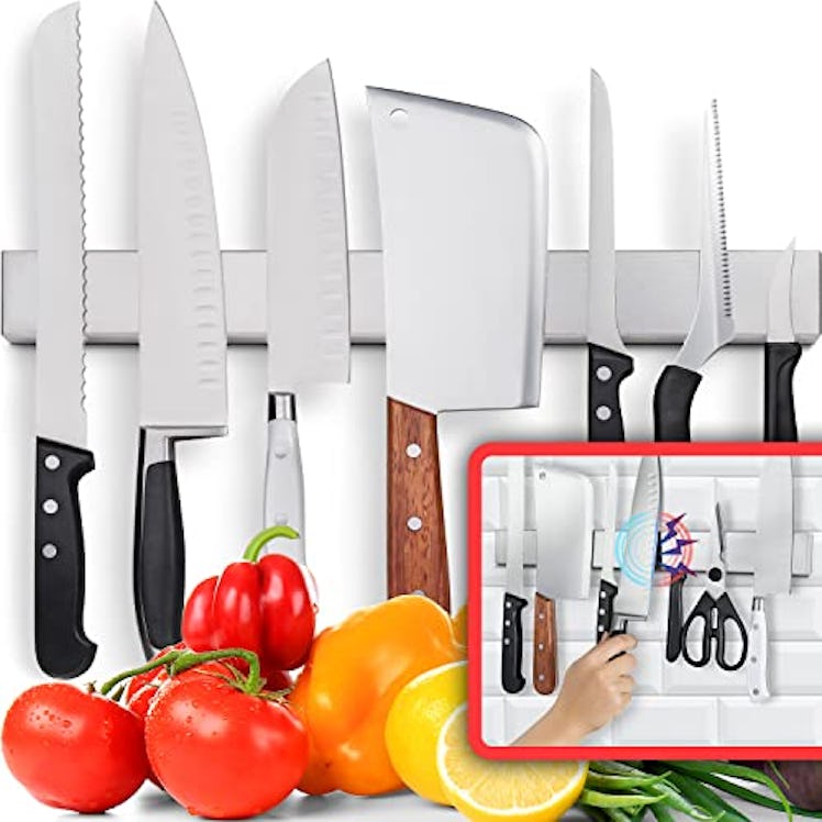 HMmagnets Stainless Steel Magnetic Knife Holder