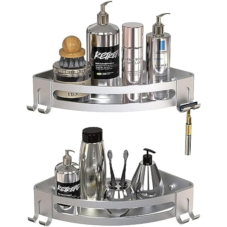 GeekDigg 2-Pack Corner Shower Shelves (2-Pack)