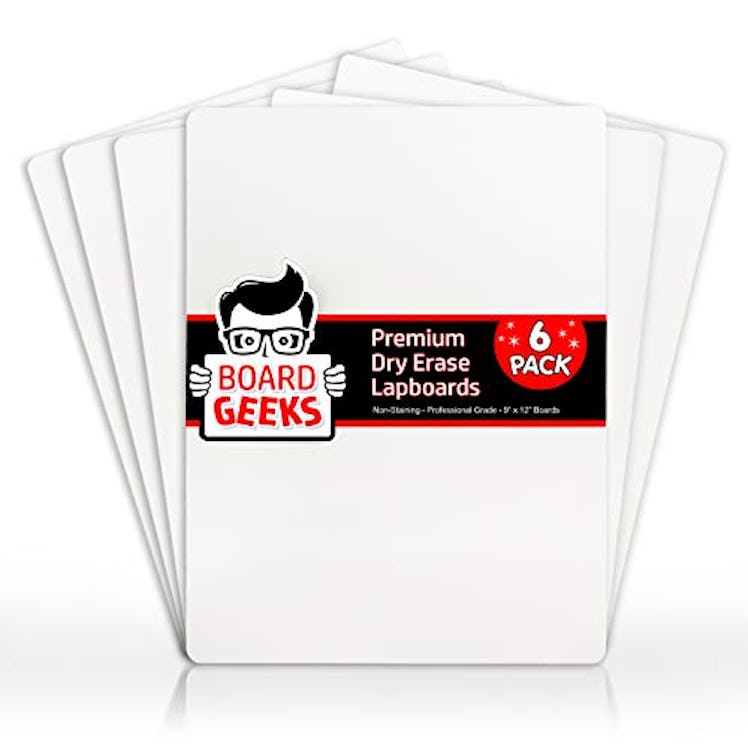 Board Geeks Small Dry Erase Board 9"x12" (6-Pack)