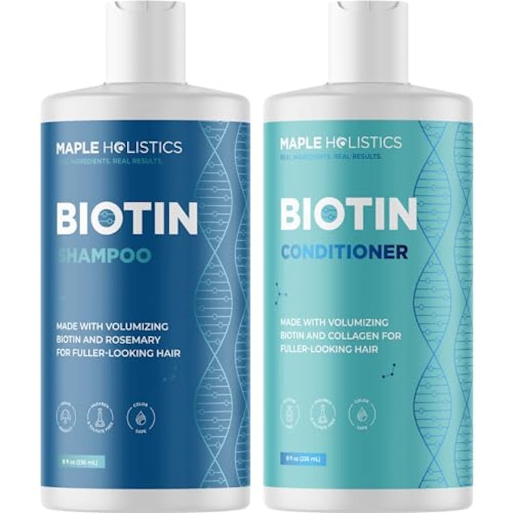 Maple Holistics Volumizing Biotin Shampoo and Conditioner Set