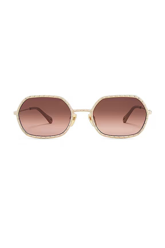 Scalloped Oval Sunglasses