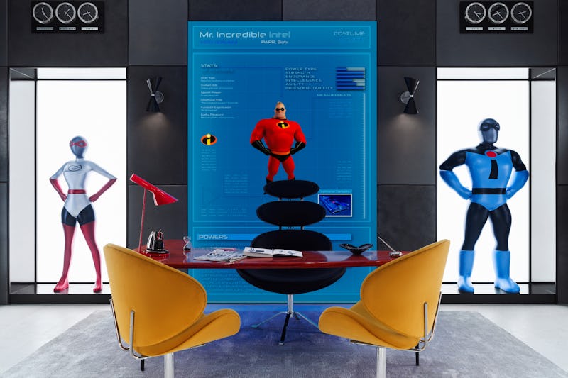 You can design your own super suit at Edna Mode's house. 