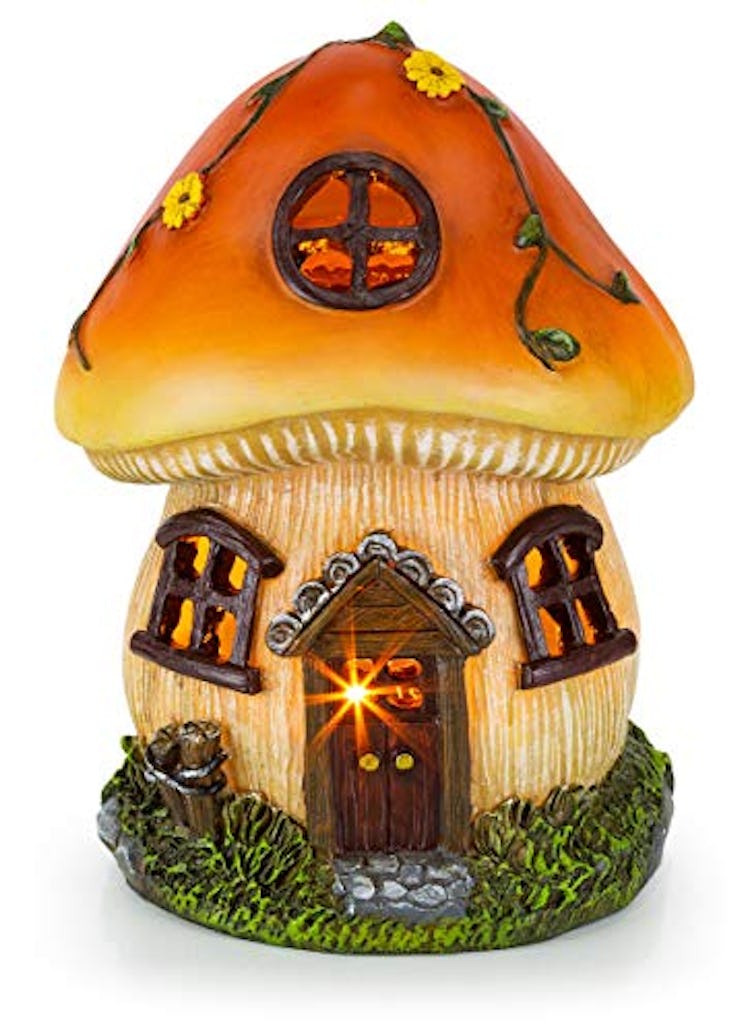 VP Home Mushroom Fairy House Solar Light