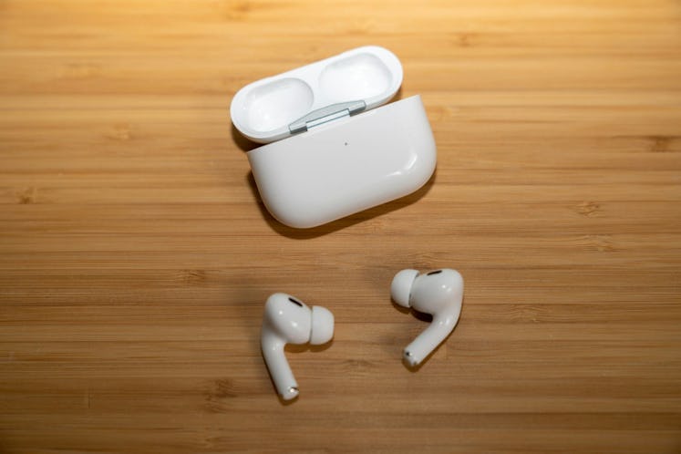New AirPods wireless earbuds with USB-C connection.