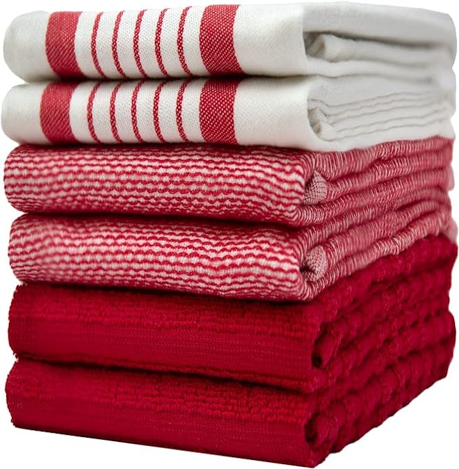 Bumble Towels Premium Cotton Kitchen Towels (6-Pack)