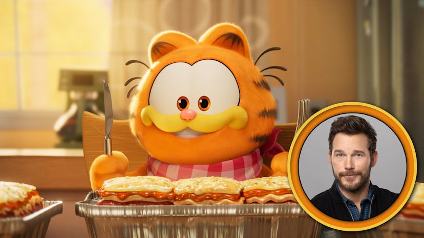 Chris Pratt voices Garfield the cat in 'The Garfield Movie'