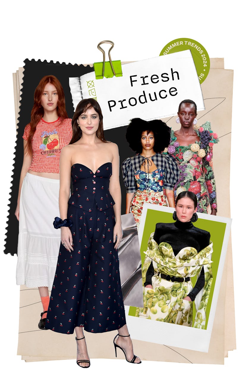 summer 2024 food print fashion trend