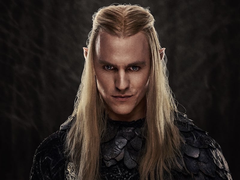 Charlie Vickers as Sauron on a poster for 'The Lord of the Rings: The Rings of Power'