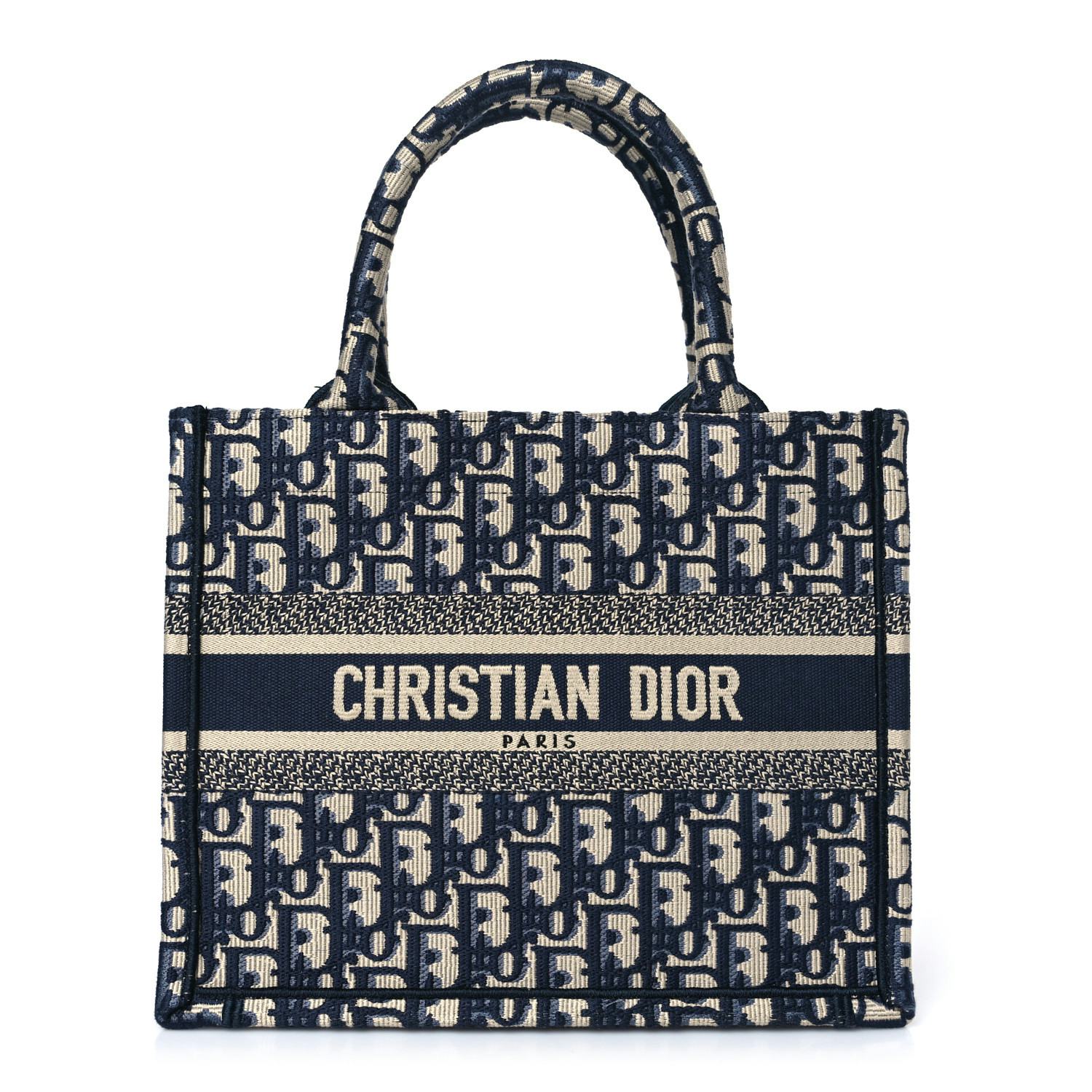 Small Dior Oblique Book Tote