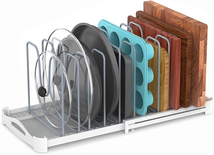 EVERIE Adjustable Bakeware Organizer Rack