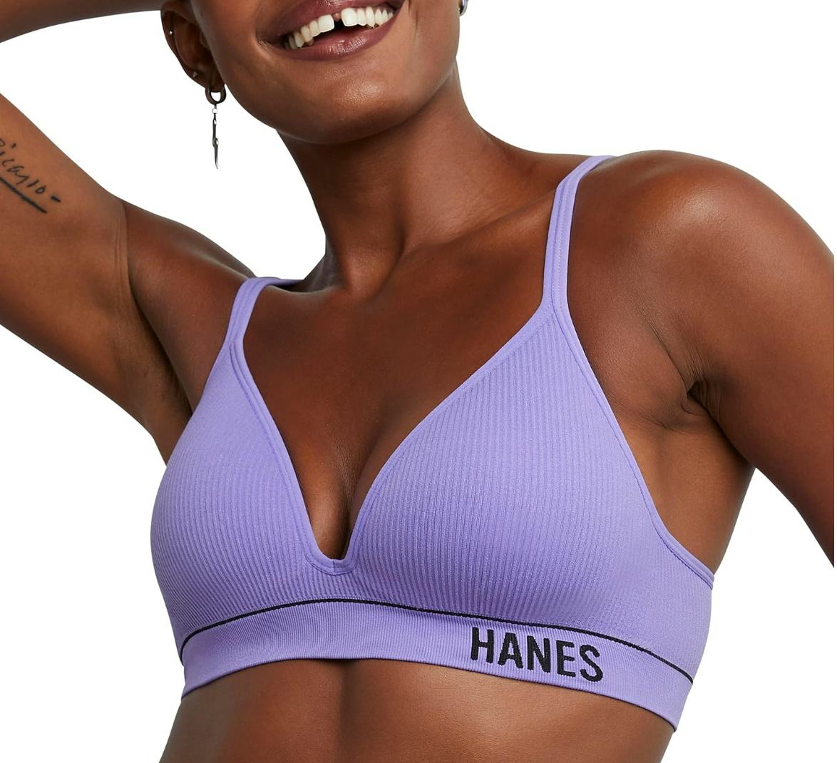 Hanes Originals Contour Wireless Bra