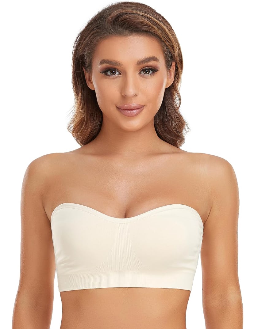 Lusait Non-Slip Bandeau Bra