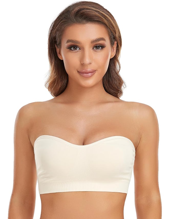 Lusait Non-Slip Bandeau Bra