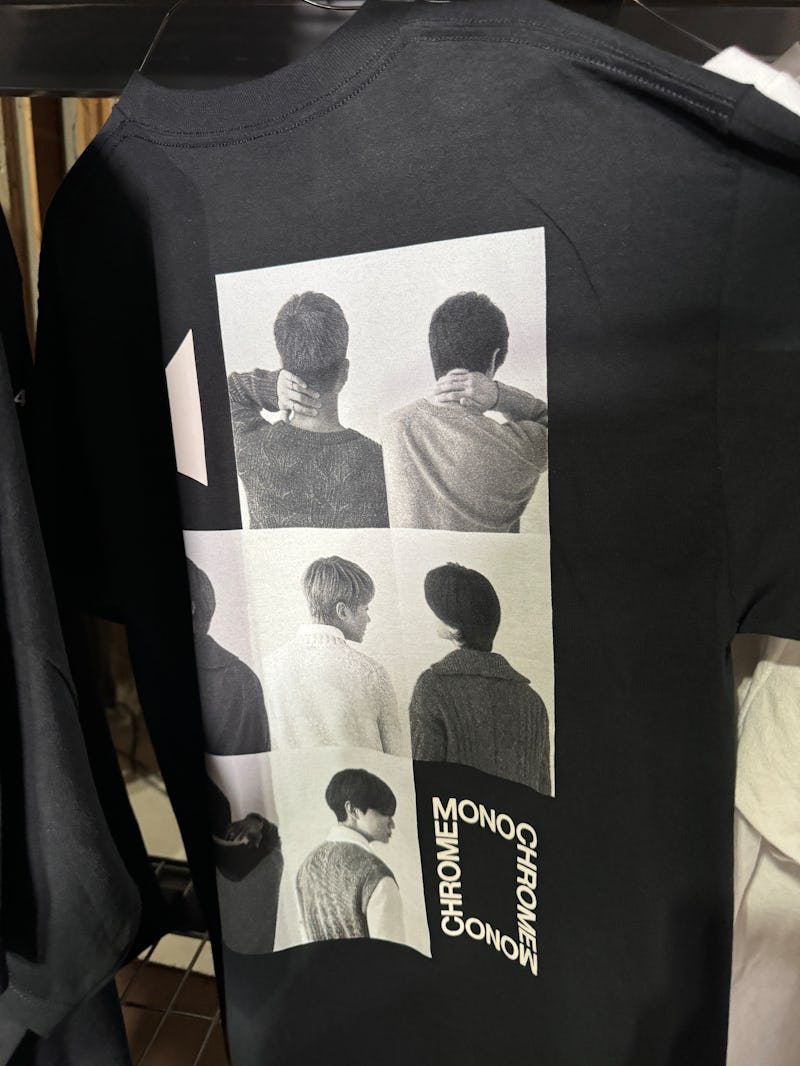The BTS pop-up in Los Angeles had exclusive shirts. 
