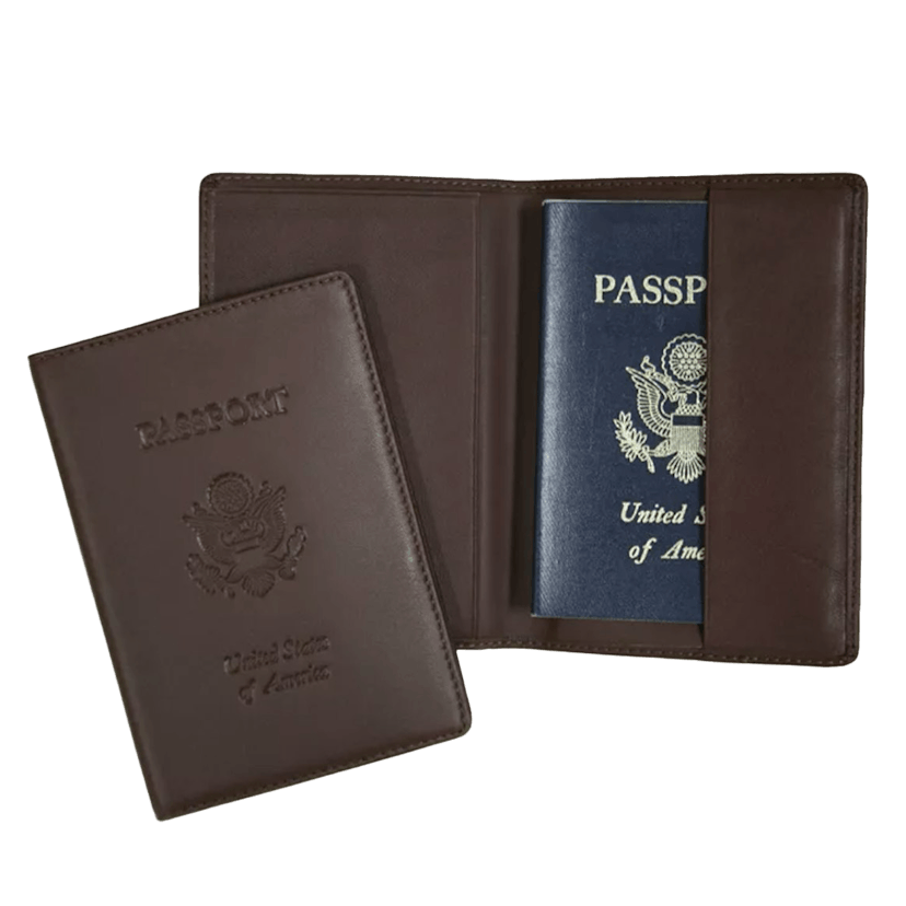 Passport Seal Embossed RFID Blocking Passport Case