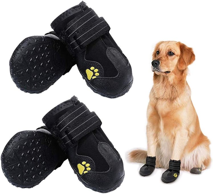 PK.ZTopia Waterproof Dog Boots (4 Pieces)