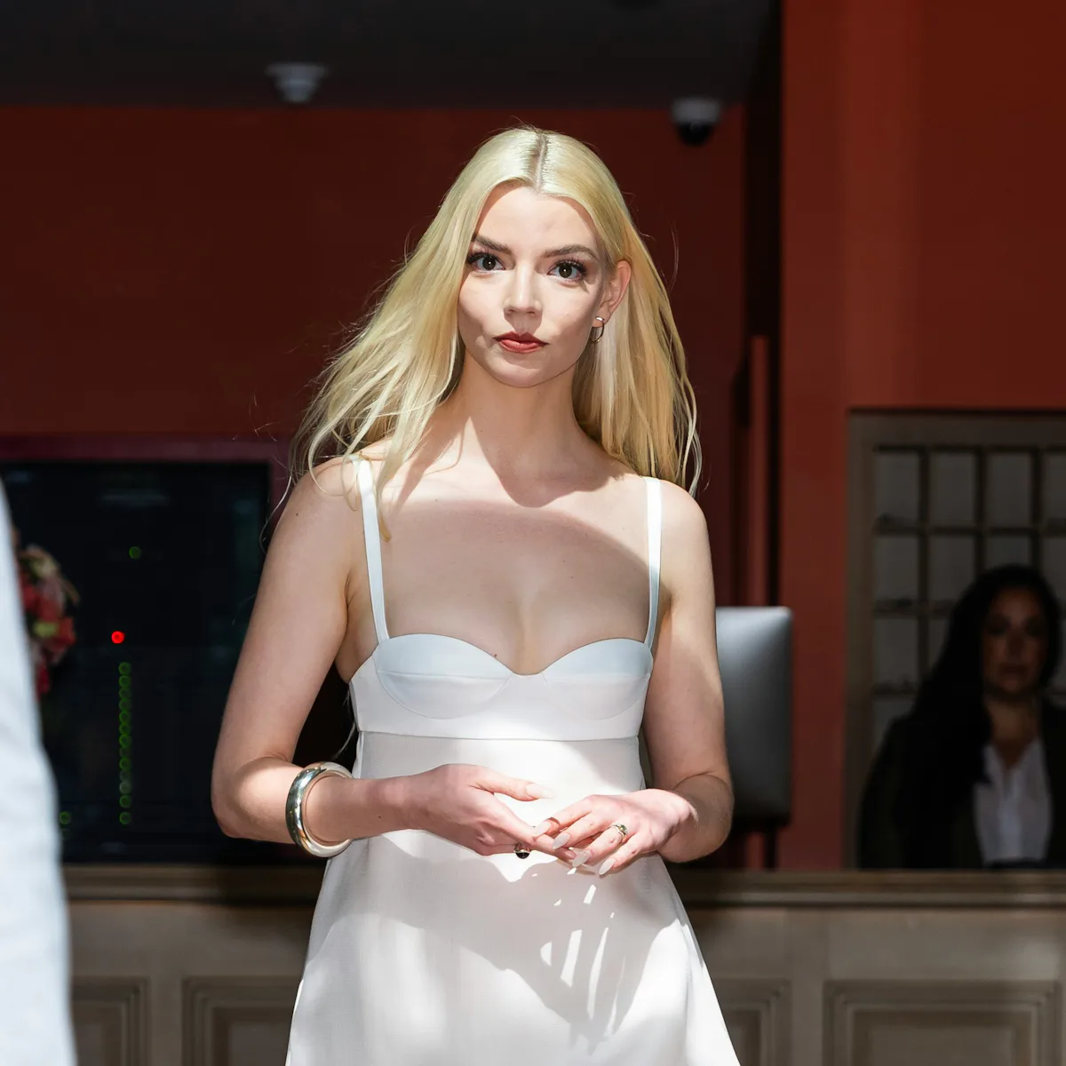 anya taylor-joy wore a sheer white maison margiela dress. Anya Taylor Joy Governors Award Dress