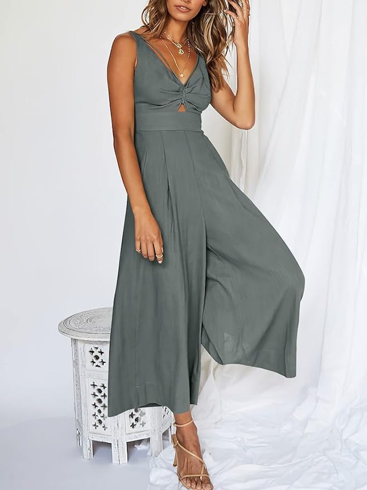 ANRABESS  Wide-Leg Jumpsuit