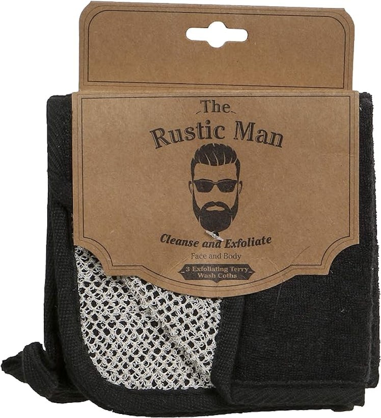 The Rustic Man Exfoliating Washcloths (3 Pack)