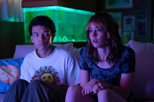 Justice Owen and Brigette Lundy-Paine in I Saw the TV Glow