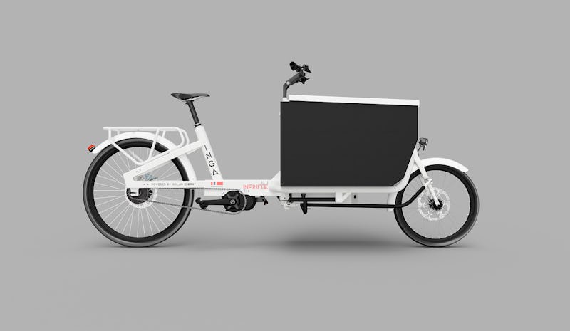 Infinite Mobility's Inga solar-powered e-bike